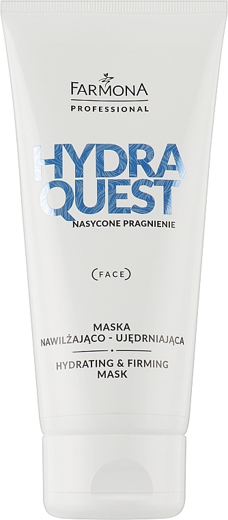 Hyaluronic Acid Moisturizing Face Mask - Farmona Hydro Quest Hydrating And Firming Mask — photo N1