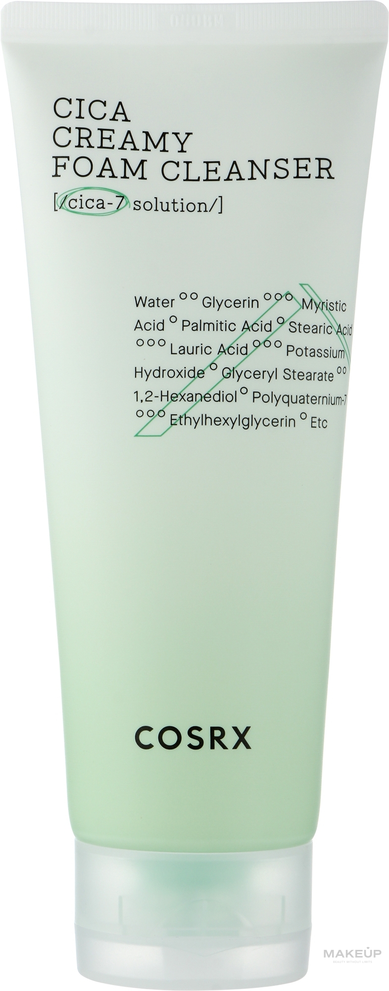 Creamy Face Cleansing Foam - Cosrx Pure Fit Cica Creamy Foam Cleanser — photo 150 ml