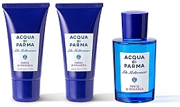 Acqua Di Parma Blu Mediterraneo Mirto Di Panarea Holiday Collection Gift Set - Kit (edc/75ml + b/wash/40ml + b/lot/40ml) — photo N3