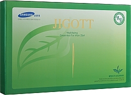 Set - Jigott Well Being Green Tea (emulsion/150ml + toner/150ml + emulsion/30ml + toner/30ml) — photo N1