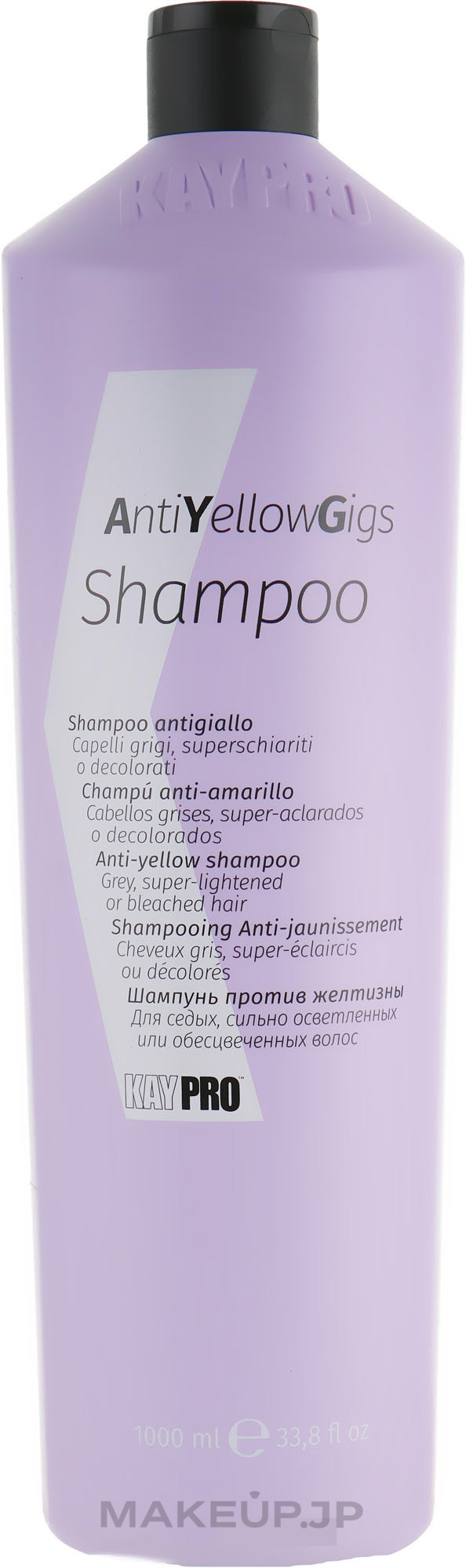 Anti-Yellow Shampoo - KayPro NoYellowGigs Shampoo — photo 1000 ml