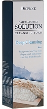 Fragrances, Perfumes, Cosmetics Deep Pore Cleansing Foam-Scrub with Rice Powder - Deoproce Natural Perfect Solution Cleansing Foam Deep Cleansing Rice