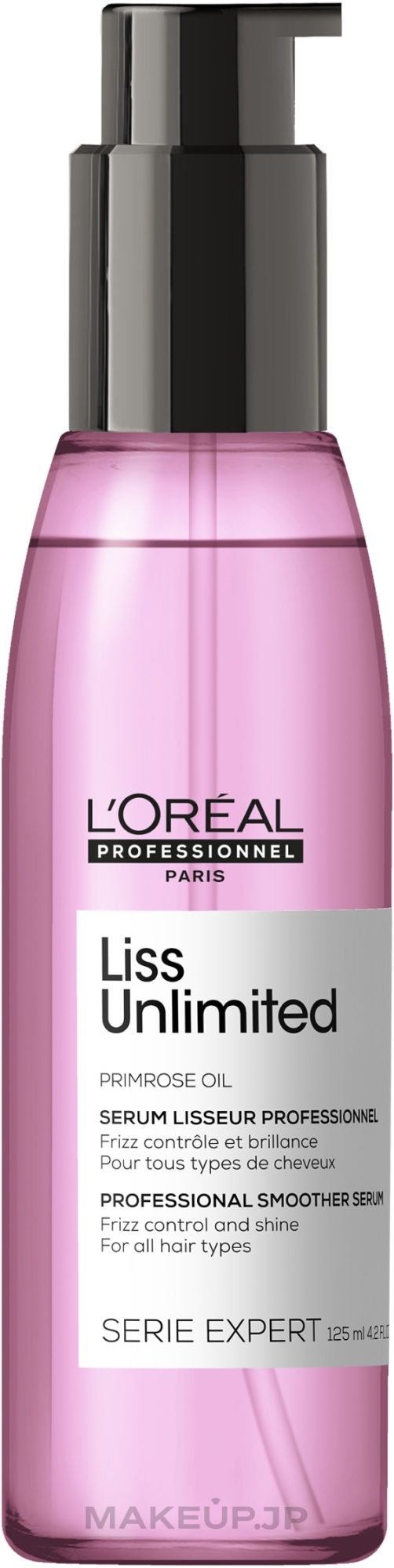 Smoothing Heat Protective for Unruly Hair - L'Oreal Professionnel Liss Unlimited Blow-Dry Oil — photo 125 ml NEW