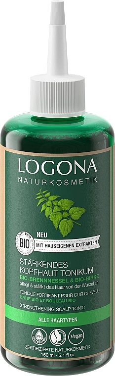 Organic Nettle & Birch Scalp Tonic - Logona Bio Organic Nettle and Birch Strengthening Scalp Toner — photo N1