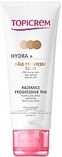 Fragrances, Perfumes, Cosmetics Self Tanning Face and Neck Cream - Topicrem Hydra+ Radiance Progressive Tan