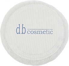 Round Powder Puff "Dark Blue", white #976 - Dark Blue Cosmetics — photo N2