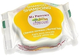 Fragrances, Perfumes, Cosmetics Solid Bio Shampoo for Normal Hair "Yellow Clay" - Ma Provence Shampoo