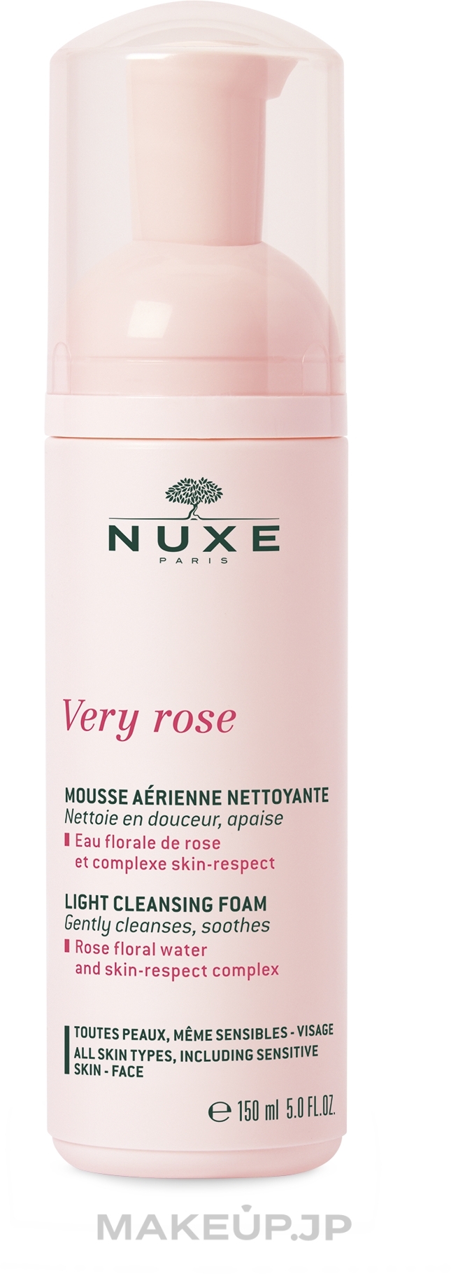 Light Cleansing Facial Foam - Nuxe Very Rose Light Cleansing Foam — photo 150 ml
