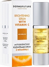 Fragrances, Perfumes, Cosmetics Vitamin C Serum - DermoFuture Brightening Serum With Vitamin C 
