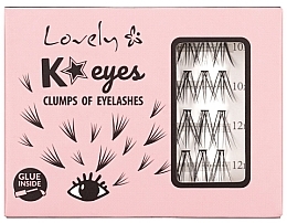 Individual Lashes - Lovely K*Eyes Clumps Of Eyelashes — photo N1