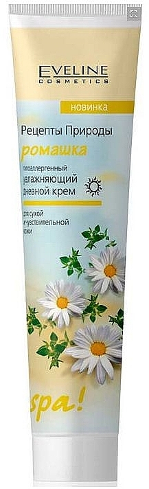 Moisturizing Day Face Cream "Chamomile" - Eveline Cosmetics Spa — photo N1