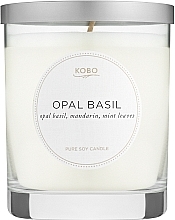 Fragrances, Perfumes, Cosmetics Kobo Opal Basil - Scented Candle