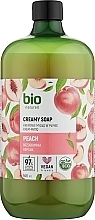 Peach Cream Coap - Bio Naturell Peach Creamy Soap — photo N2