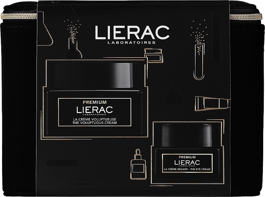 Set - Lierac Premium Gift Set (f/cr/50ml + eye/cr/20ml + bag) — photo N1