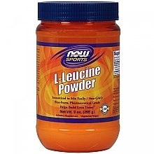 Fragrances, Perfumes, Cosmetics Dietary Supplement "L-Leucine", powder - Now Foods L-Leucine Powder