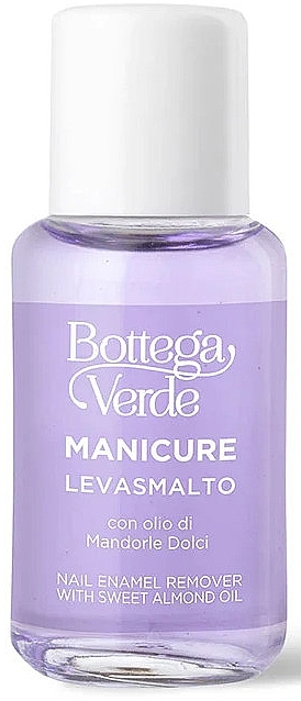 Nail Polish Remover with Sweet Almond Oil - Bottega Verde Nail Enamel Remover With Sweet Almond Oil — photo N1