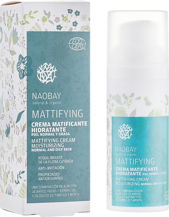 Mattifying Face Cream - Naobay Mattifying Cream — photo N1