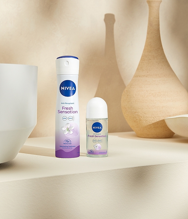 Roll-On Deodorant - Nivea Fresh Sensation Antiperspirant Antibacterial — photo N6