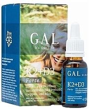 Fragrances, Perfumes, Cosmetics Vitamin K2+D3 Liquid Complex - GAL It's Our Life K2+D3 Vitamin Forte