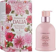 Fragrances, Perfumes, Cosmetics Cleansing Face & Body Gel ‘Dahlia’ - L'erbolario Gel Detergente Viso & Mani Sfumature Di Dalia