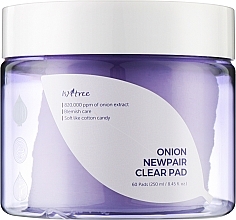 Fragrances, Perfumes, Cosmetics Cleansing Toner Pads with Moine Extract - IsnTree Onion Newpair Clear Pad