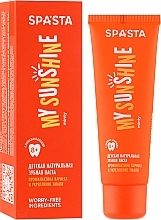 Fragrances, Perfumes, Cosmetics Kids Natural Toothpaste "Prevention of Caries and Strengthening of Enamel" - Spasta My Sunshine