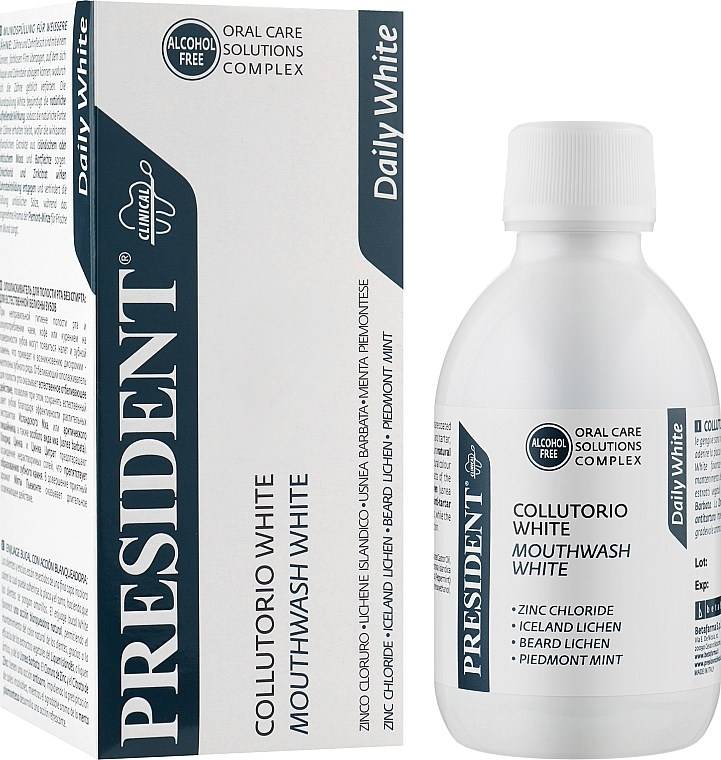 White Mouthwash - PresiDENT Clinical White — photo N2