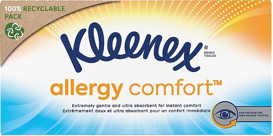 3-Layer Tissues, 56 pcs - Kleenex Allergy Comfort — photo N3