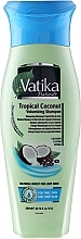 Volumizing Coconut Shampoo - Dabur Vatika Tropical Coconut Volumizing Shampoo — photo N4