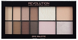 Fragrances, Perfumes, Cosmetics Makeup Palette - Makeup Revolution Epic Day Palette