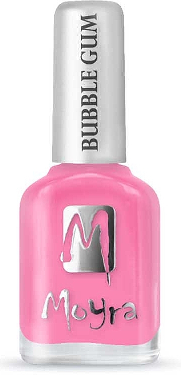 Nail Polish - Moyra Bubble Gum Effect Nail Polish — photo N1