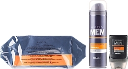 Fragrances, Perfumes, Cosmetics Set - Avon Men Essentials (shave/gel/200ml + ash/balm/100ml + bag)