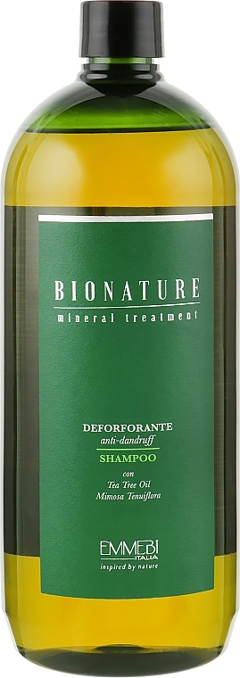 Anti-Dandruff Shampoo with Tea Tree Oil - Emmebi Italia BioNatural Mineral Treatment Anti-Dandruff Shampoo — photo N5