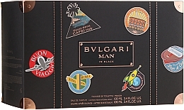 Fragrances, Perfumes, Cosmetics Bvlgari Man In Black - Set (edp/100ml + ash/balm/100ml + bag)