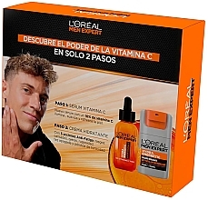 セット - L'Oreal Paris Men Expert Hydra Energetic (f/ser/30ml + f/cr/50ml) — photo N2