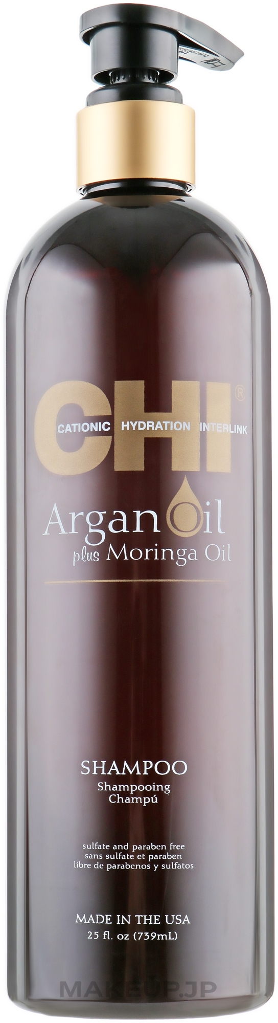 Repair Shampoo - CHI Argan Oil Plus Moringa Oil Shampoo — photo 739 ml