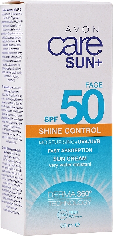 Matte Sun Cream for Face - Avon Care Sun+ Face Sun Cream — photo N2