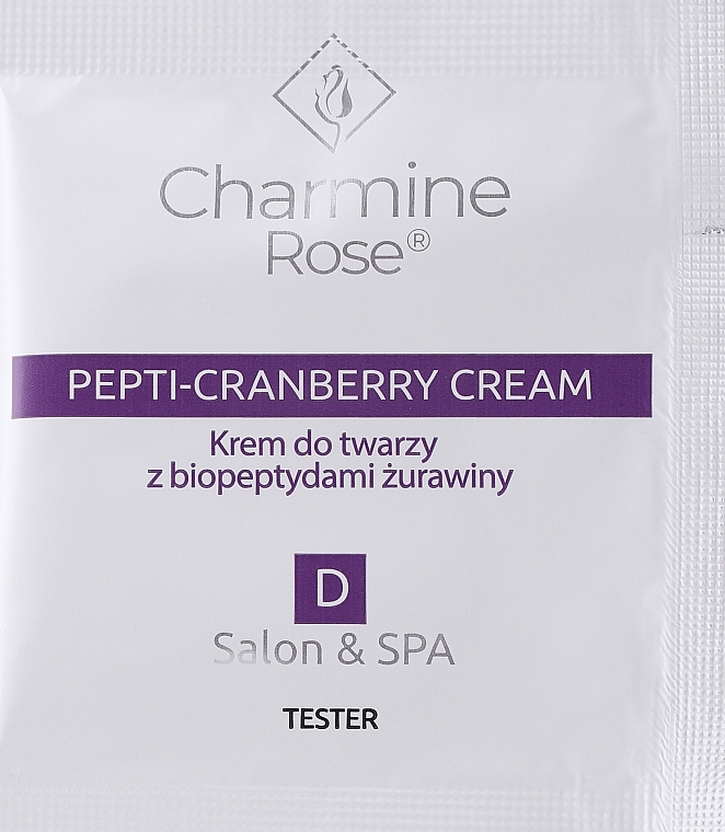 Face Cream with Cranberry Biopeptides - Charmine Rose Pepti-Cranberry Cream (sample) — photo N1