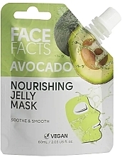 Fragrances, Perfumes, Cosmetics Avocado Gel Mask - Face Facts Nourishing Avocado Jelly Mask