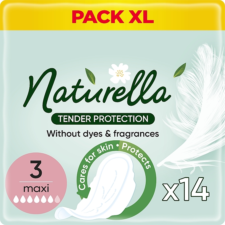 Sanitary Pads, 14 pcs. - Naturella Ultra White Duo Maxi — photo N1