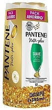 Set - Pantene Pro-V Soft & Smooth Shampoo (shmp/2x385ml) — photo N1