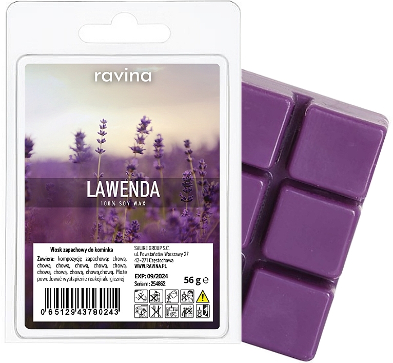 Lavender Aromatic Fireplace Wax - Ravina Fireplace Wax — photo N1