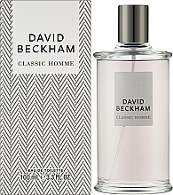 David Beckham Classic Homme - Eau de Toilette — photo N2