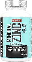 Mineral Zinc for Hair, Skin & Nails, 100 Capsules - Nutrend Mineral Zinc 100% Chelate — photo N1