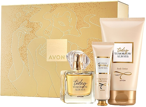 Avon TTA Today - Set (edp/50 ml + b/lot/150 ml + h/cr/30 ml) — photo N1