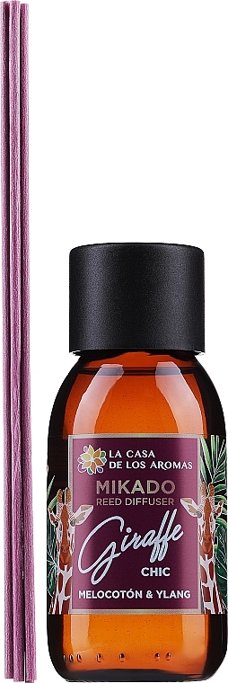 Reed Diffuser - La Casa de Los Aromas Mikado Reed Diffuser Giraffe Chic — photo N1