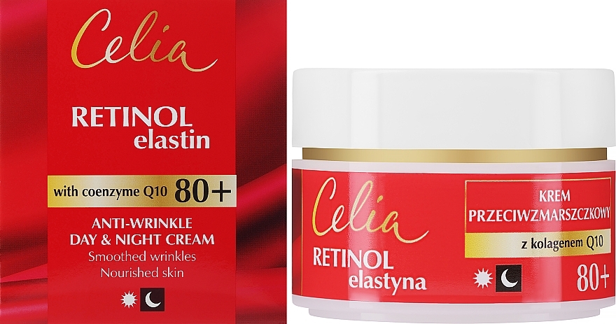 Anti-Wrinkle Face Cream - Celia Retinol Elastin 80+ — photo N1