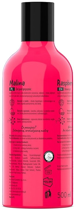 Raspberry Shower Gel - APIS Professional Fruit Shot Raspberry Shower Gel — photo N2