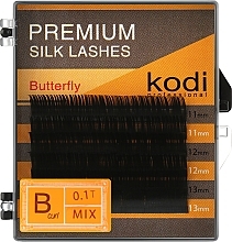 Fragrances, Perfumes, Cosmetics Butterfly B 0.10 False Eyelashes (6 rows: 11/13) - Kodi Professional