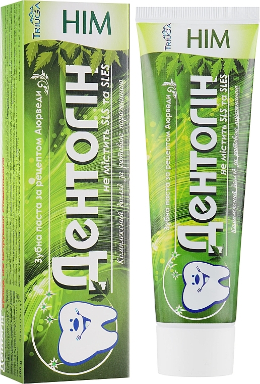 Ayurvedic Sulfate-Free Toothpaste "Dentogin NIM" - Triuga — photo N1